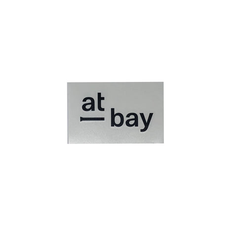 At-Bay Black Logo Sticker